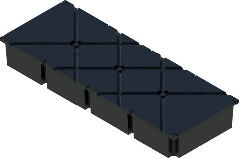 PermaFloat dock float 36" x 96" x 12", foam-filled polyethylene floating dock float