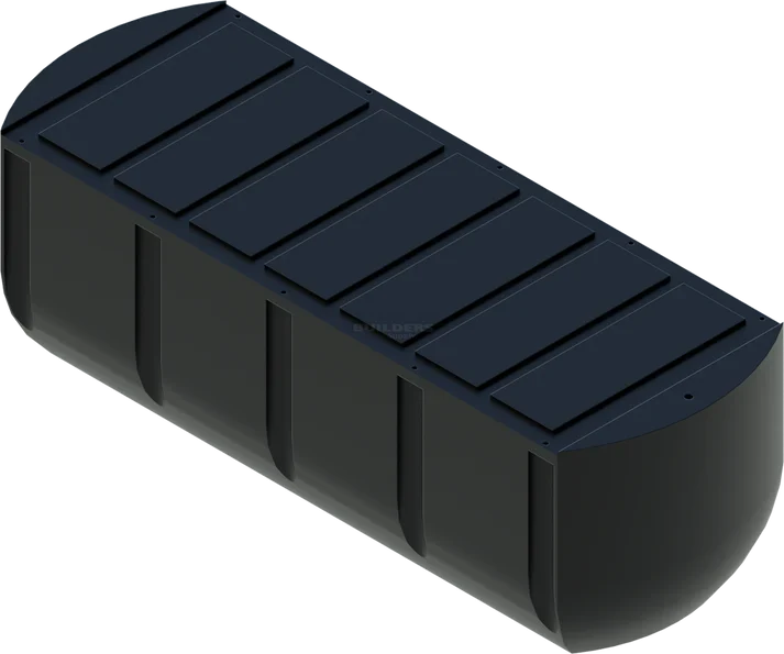 PermaFloat lift tank 34" x 96" x 30", heavy .375" wall, for floating dock float replacement