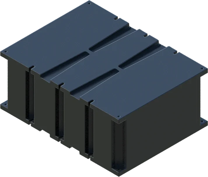 PermaFloat double-flanged wave attenuator top float, foam-filled
