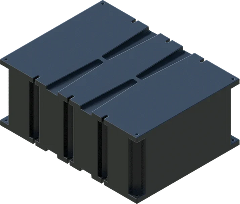 PermaFloat double-flanged wave attenuator top float, foam-filled