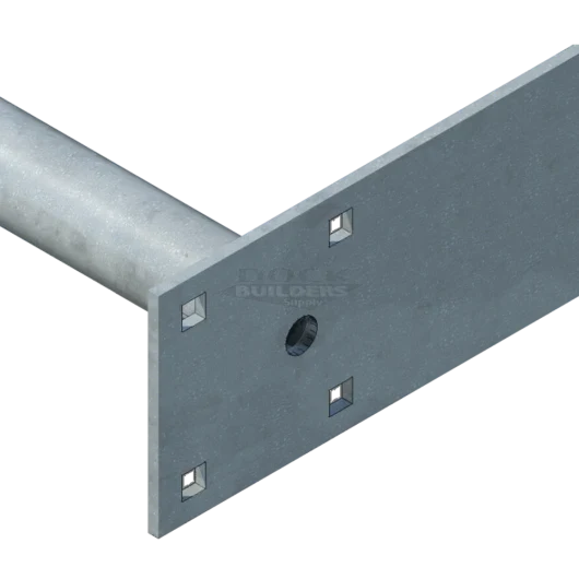 8" Hoop Pile Holder for building boat docks