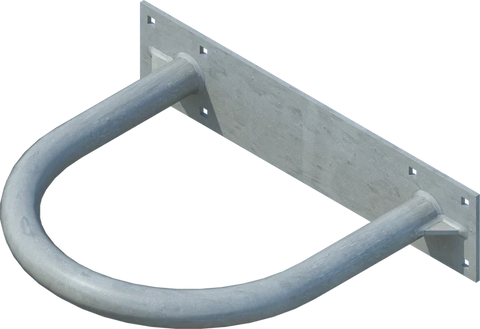 14" Hoop Pile Holder - floating dock hardware