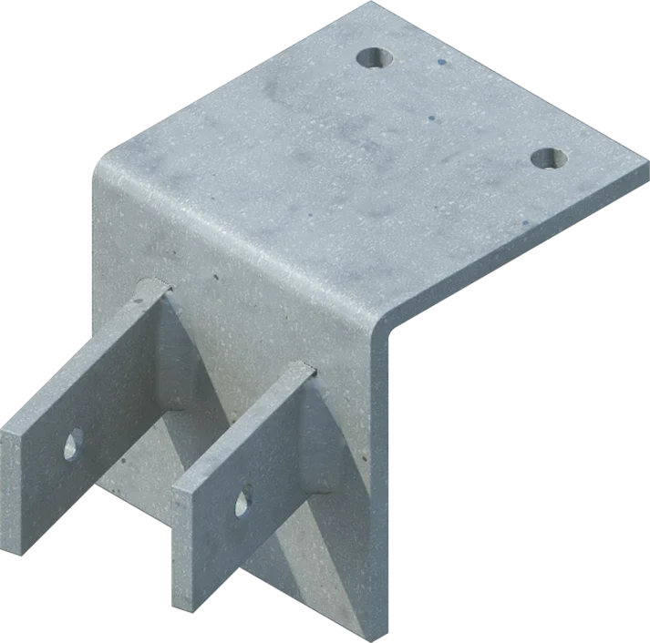 Pipe Stand-Off Bracket - Left Hand - floating dock hardware