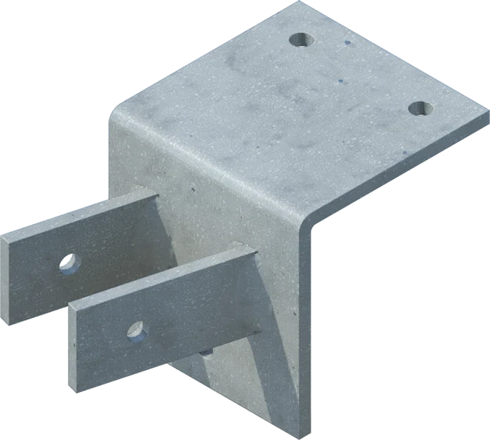 Pipe Stand-Off Bracket - Right Hand - floating dock hardware