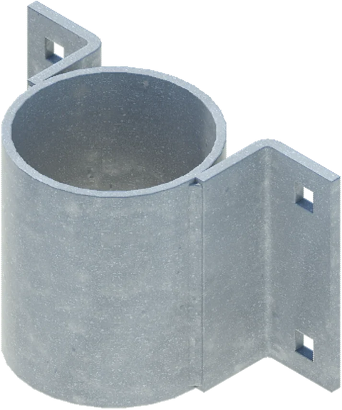 4″ Pipe Holder for Docks - Hot Dipped Galvanized - floating dock hardware